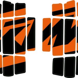 Radiator protection grille sticker kit