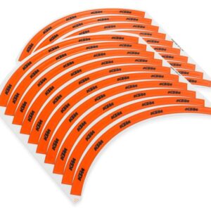 Wheel rim sticker kit