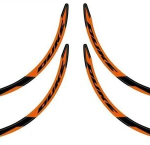 Wheel trim ring sticker kit